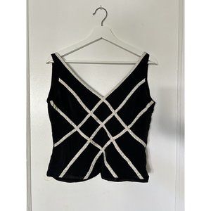 Vintage Papell Boutique Evening Blouse size 8